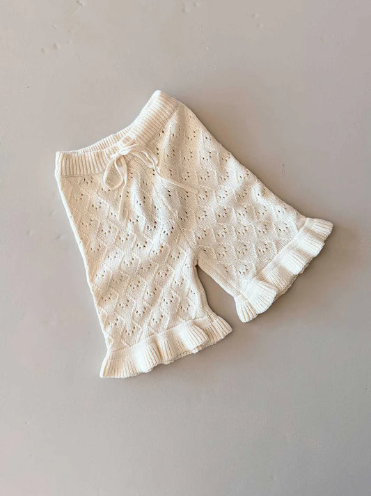 Freckles By Fo - Mila Pointelle Cotton Frill Culotte - Little Hero Kids